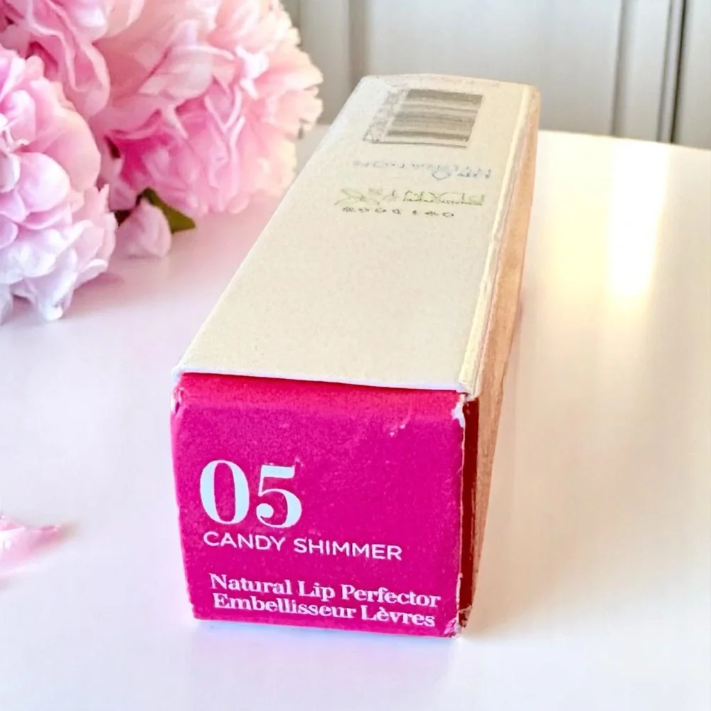 💎 Clarins Natural Lip Perfector Lip Gloss 05 Candy Shimmer New In Box